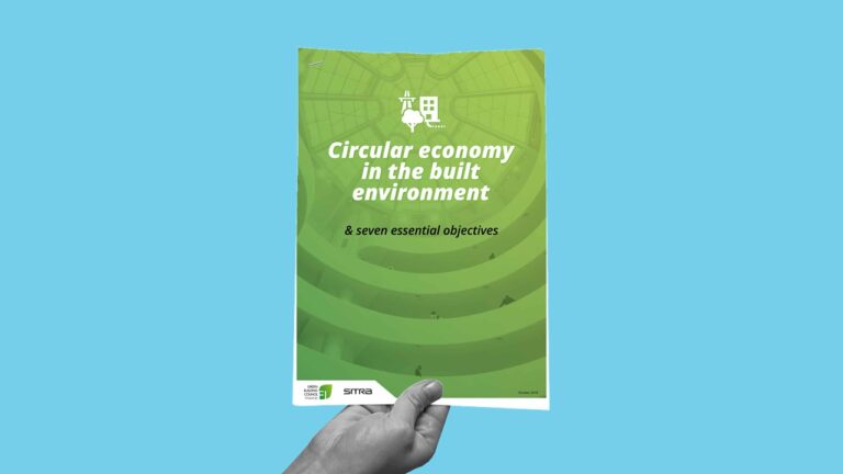 Circular economy in the built environment - Sitra