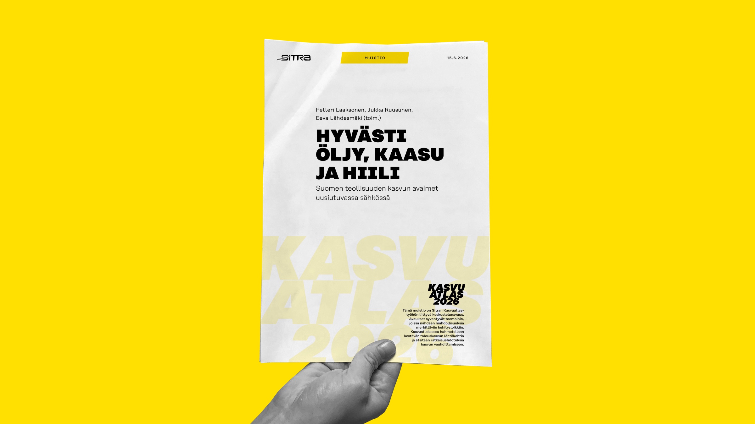 Sitran muistio: Hyvästi öljy, kaasu ja hiili
