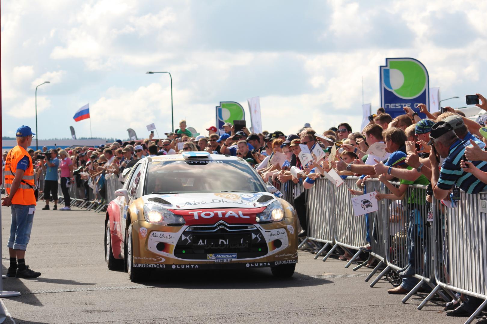 Ralliauto Jyväskylässä